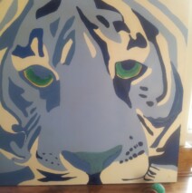 Original – Blue Tiger Painting £120