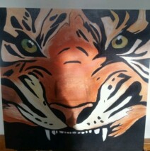 Original – Orange Tiger Head  £70