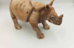 Ceramic Indian Rhino