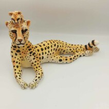 Ceramic Cheetah – Mother + Baby